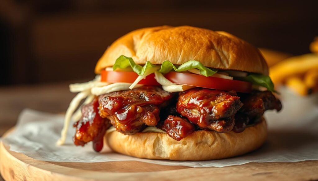 BBQ chicken sandwich