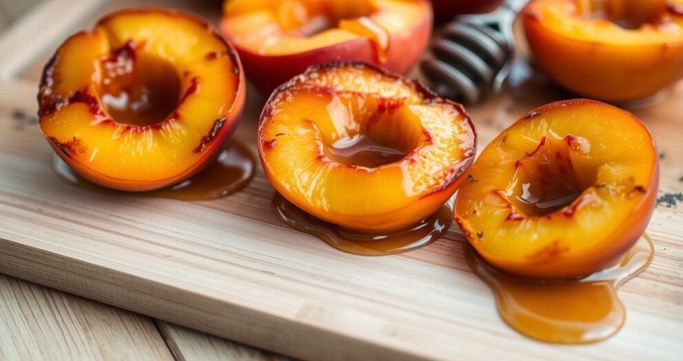 Baked Peaches with Honey Recipe