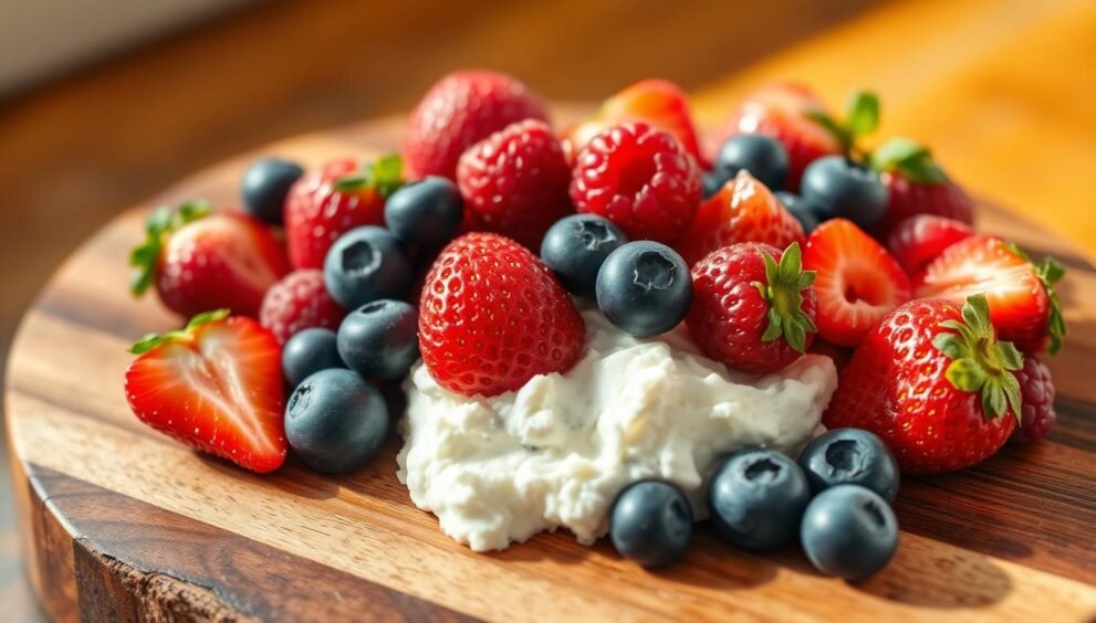 Cottage Cheese & Berries recipe