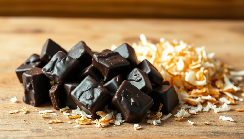 Dark Chocolate & Coconut Clusters Recipe