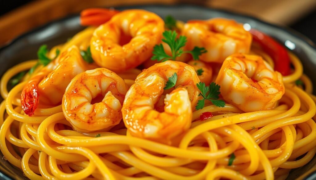 Garlic Butter Shrimp Pasta Recipe