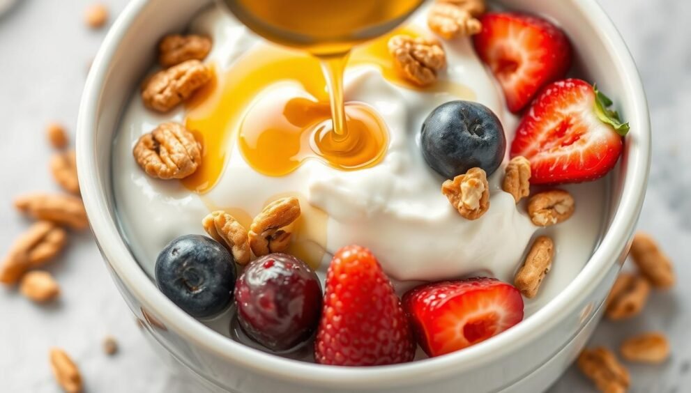 Greek Yogurt with Honey &amp; Nuts Recipe