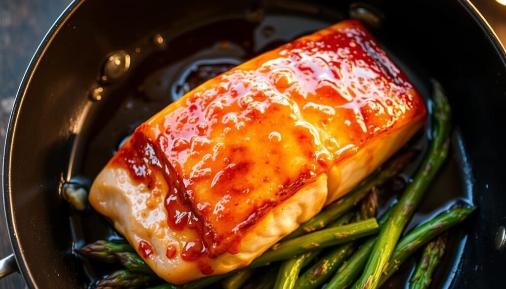 Honey Garlic Glazed Salmon Recipe