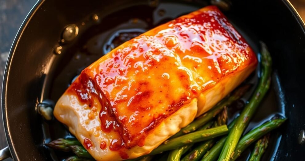 Honey Garlic Glazed Salmon Recipe