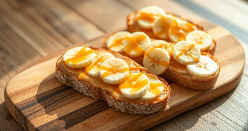 Peanut Butter & Banana Toast recipe