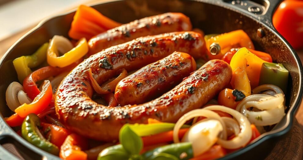 Sausage and Peppers Skillet Recipe