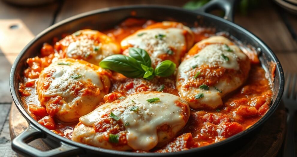 Skillet Chicken Parmesan Recipe