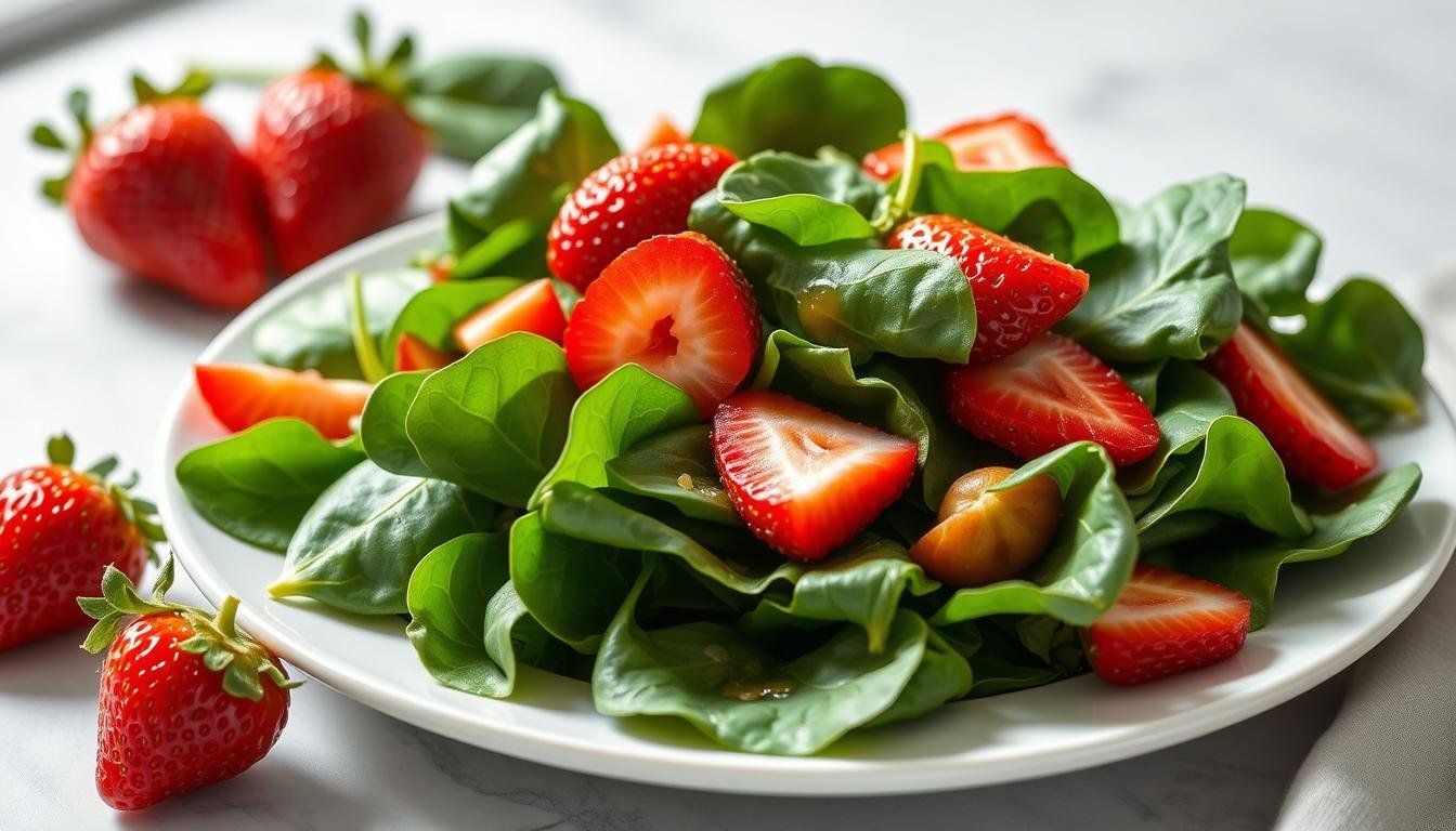 Spinach & Strawberry Salad Recipe