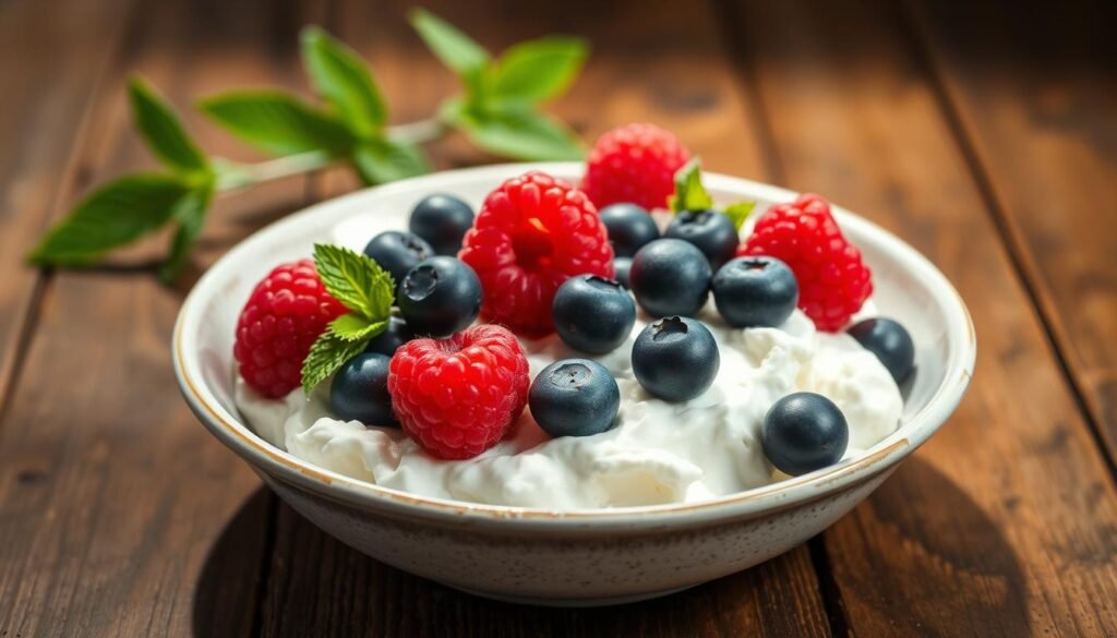 cottage cheese breakfast bowl