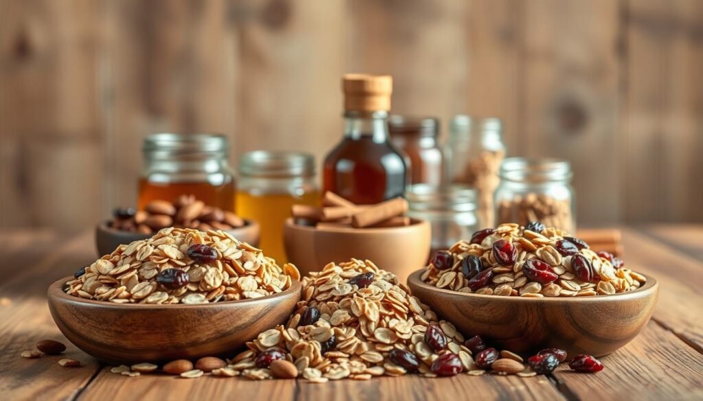 homemade granola ingredients