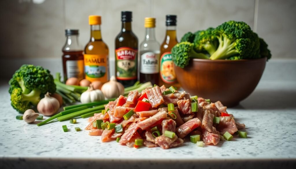 ingredients for Beef and Broccoli Stir-Fry