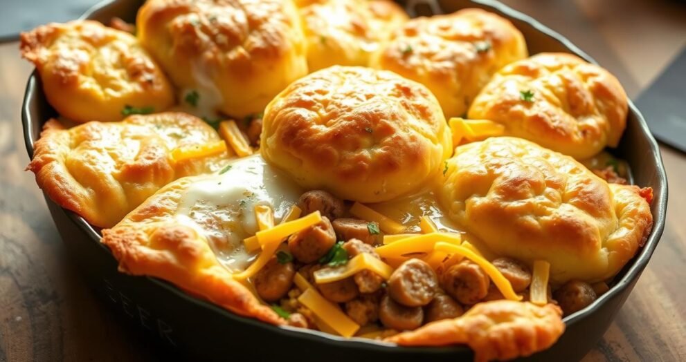 Biscuit and Sausage Bake Recipe