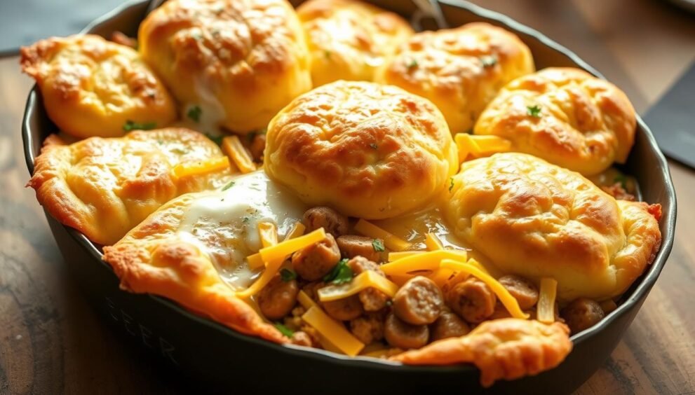 Biscuit and Sausage Bake Recipe