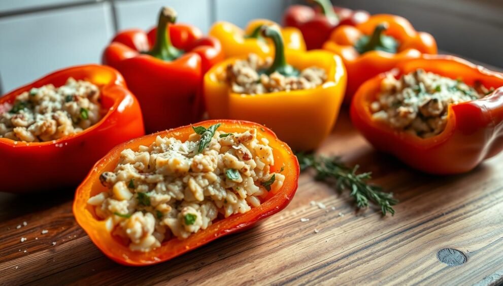 Chicken Stuffed Bell Peppers Recipe