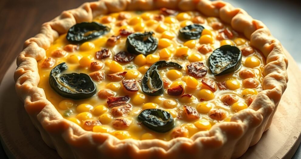 Chile-Corn Quiche Recipe