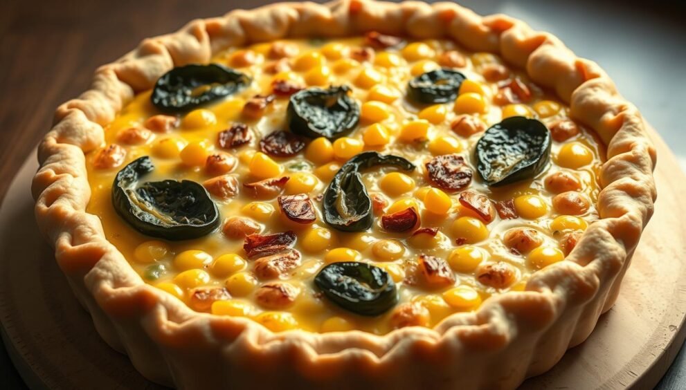 Chile-Corn Quiche Recipe