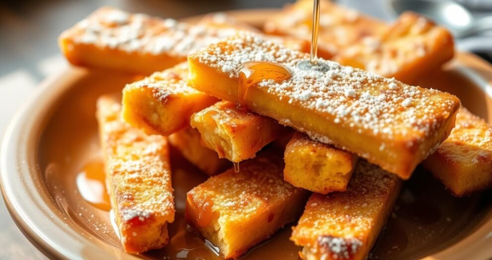 Crunchy French Toast Sticks Recipe