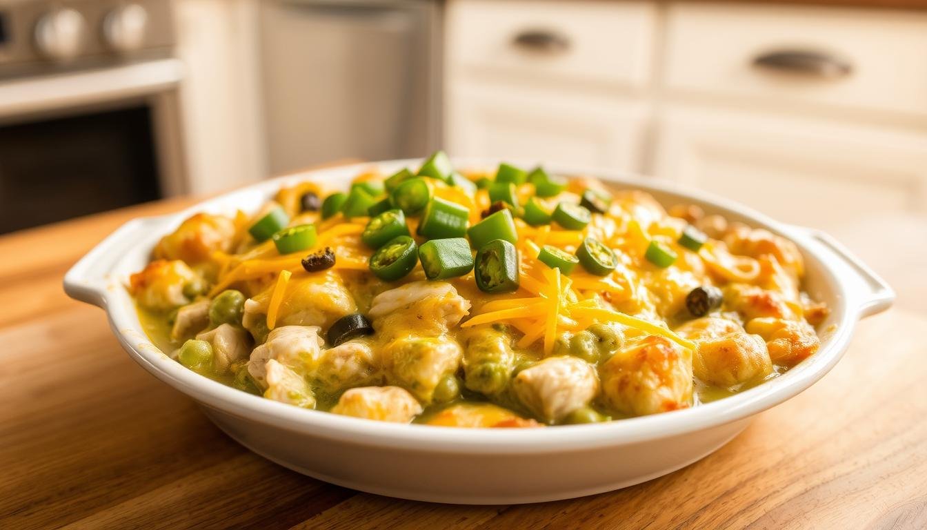Green Chile-Chicken Casserole Recipe