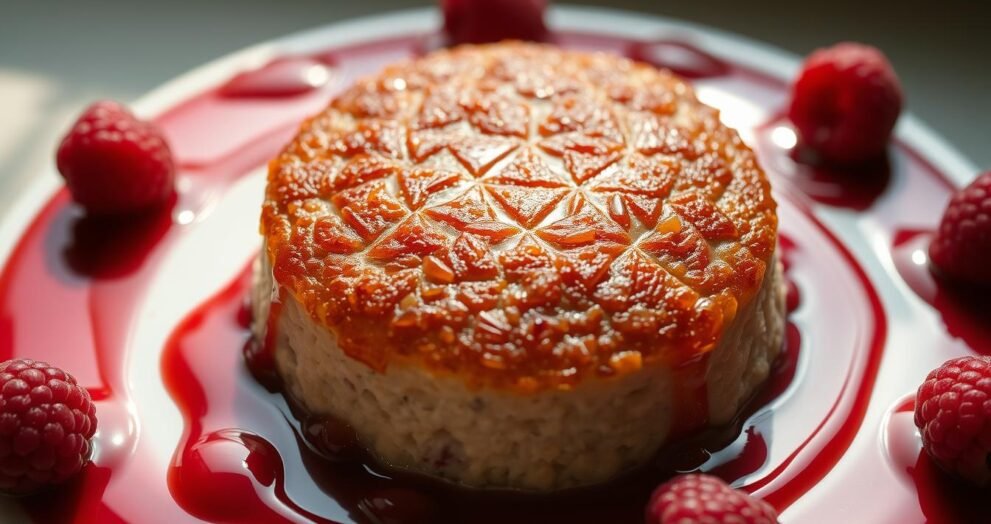 Oatmeal Braiee with Raspberry Sauce Recipe