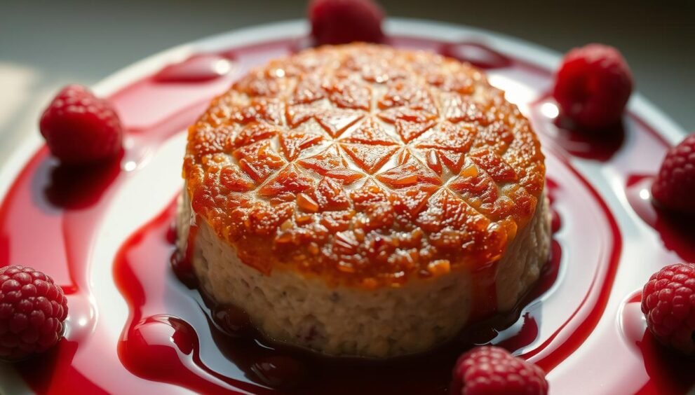 Oatmeal Braiee with Raspberry Sauce Recipe