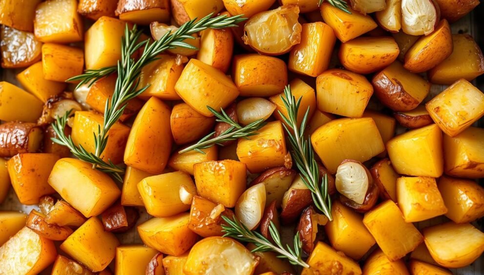 Oven Roasted Potatoes and Onions with Herbs Recipe