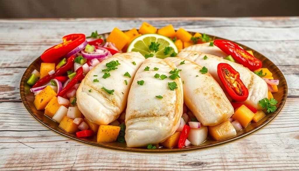 Peruvian seafood dish