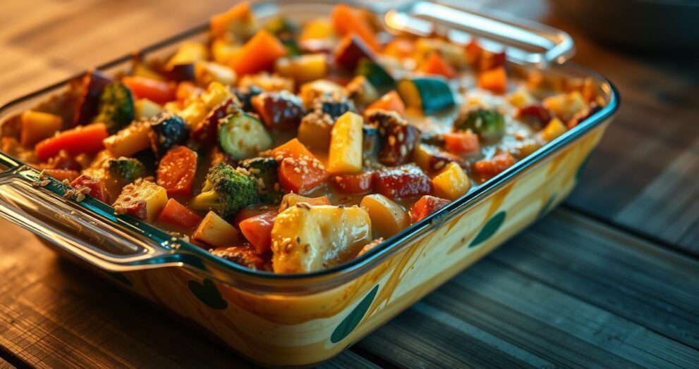 Sesame-Honey Vegetable Casserole Recipe