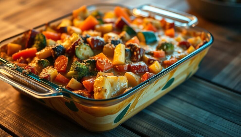 Sesame-Honey Vegetable Casserole Recipe