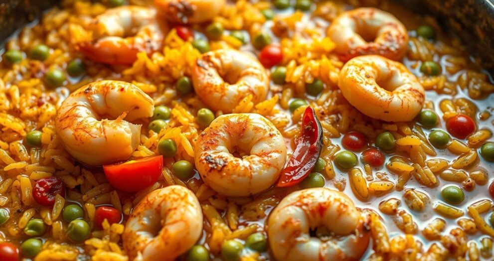 Shrimp and Chicken Paella