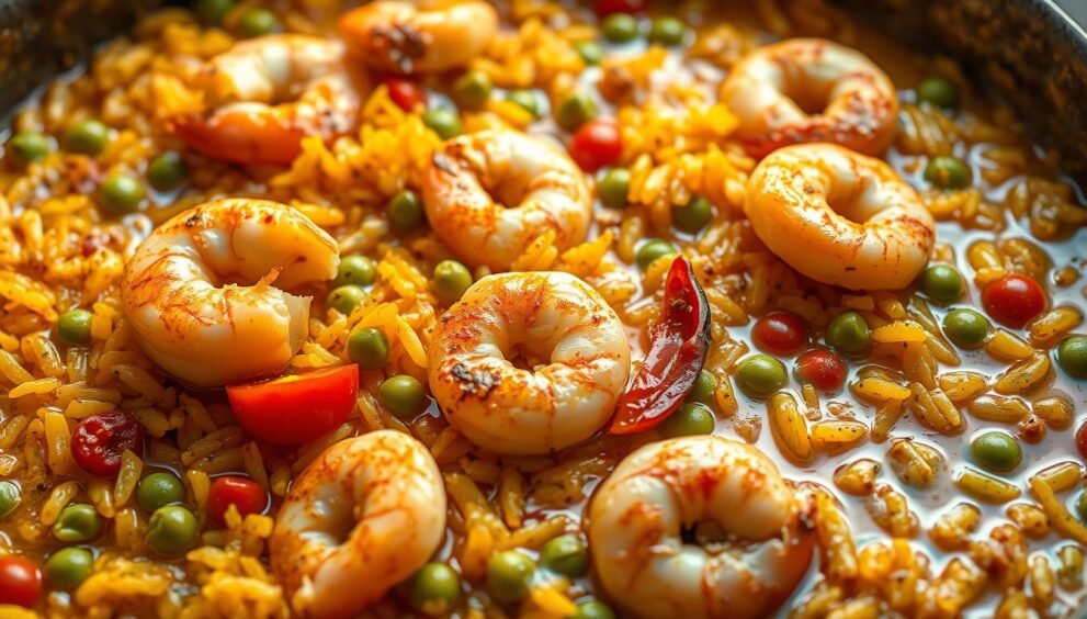 Shrimp and Chicken Paella