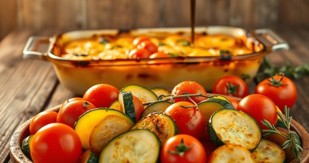 Zucchini Tomato Bake Recipe