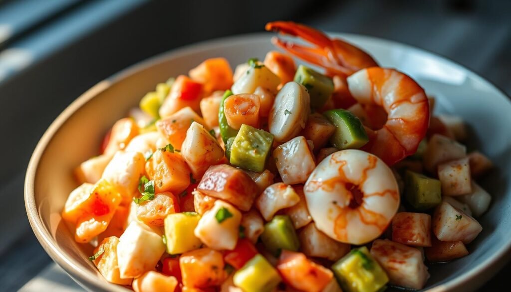 homemade Seafood Salpicon
