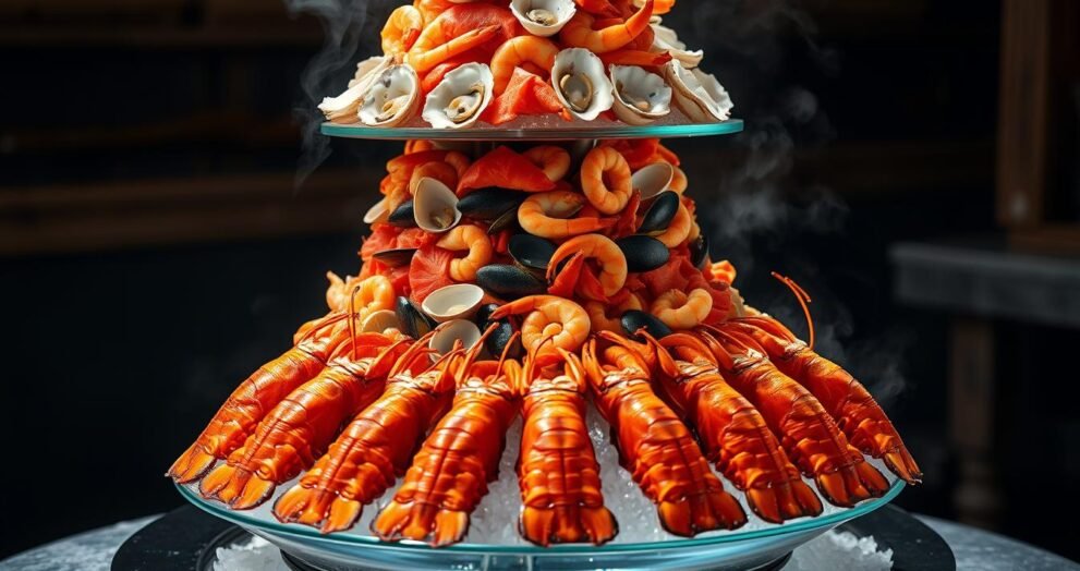 how to make the Best Iced Seafood Tower