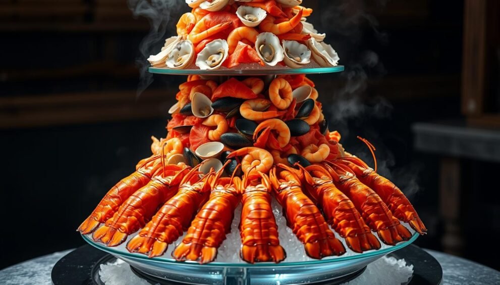 how to make the Best Iced Seafood Tower