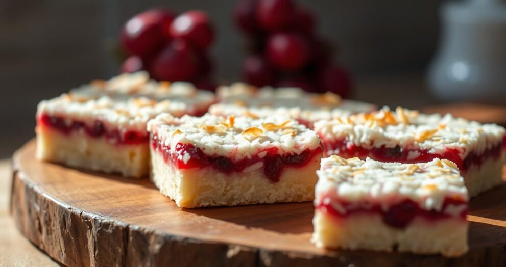 Cranberry Coconut bars recipe