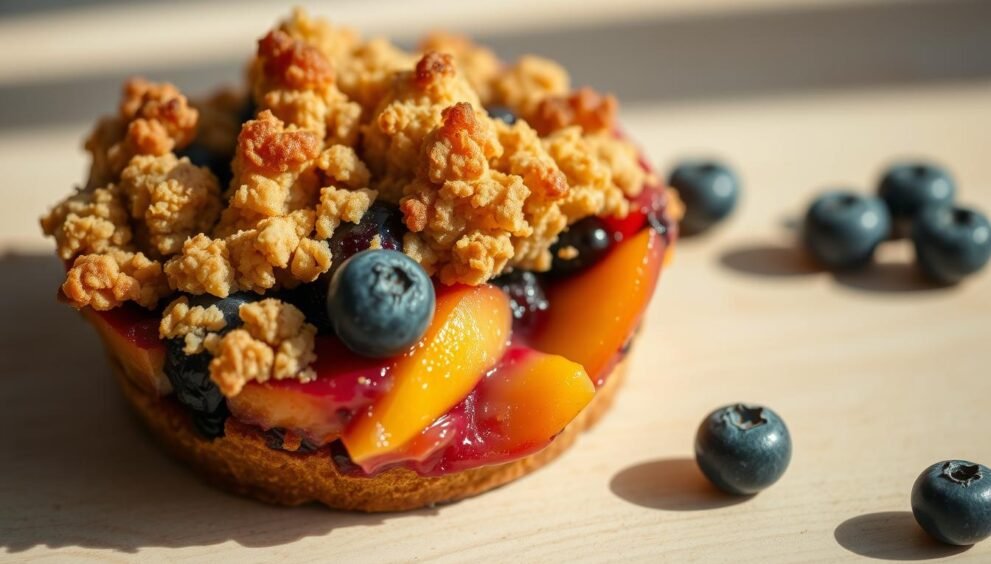 Peach and Blueberry Crisp Recipe