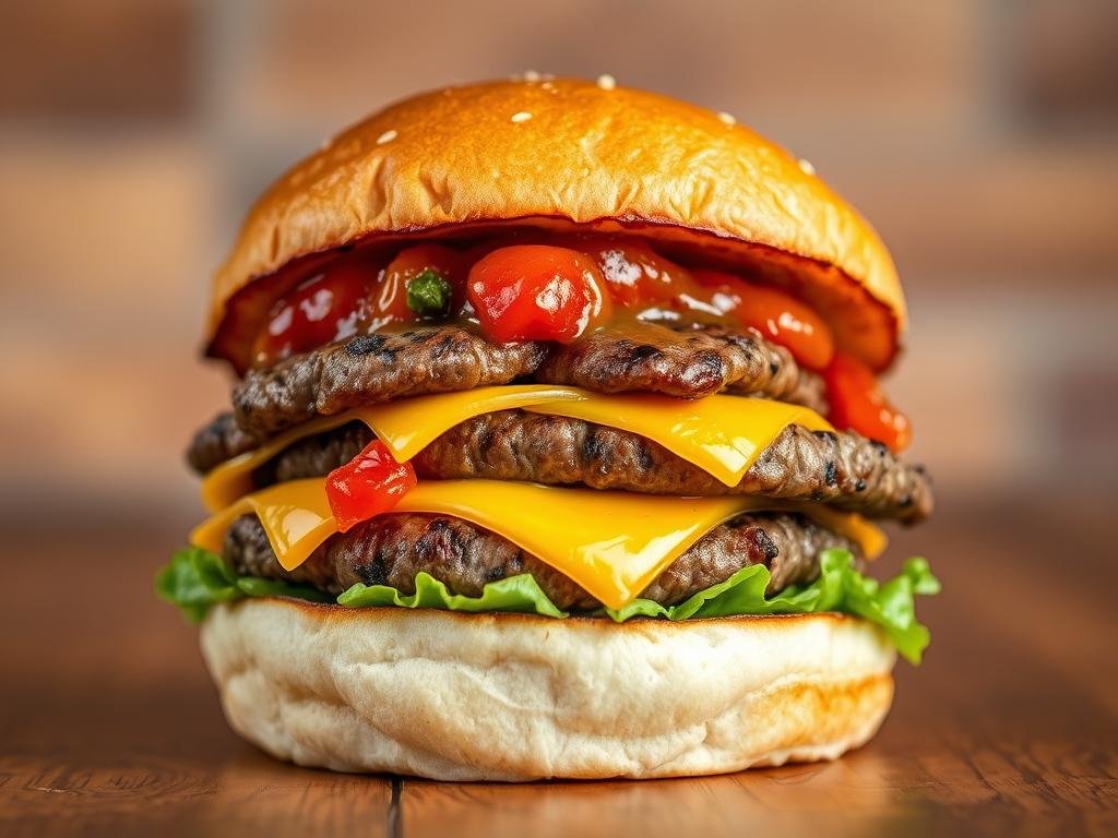 Burger Buff's signature smash burger with American cheese and Buff sauce Burger Buff's signature smash burger with American cheese and Buff sauce