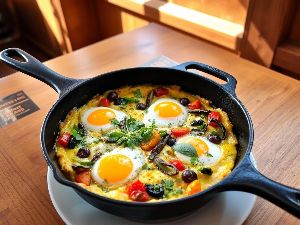 Marlow & Sons' seasonal vegetable frittata, a farm-to-table best breakfast NYC option Marlow & Sons' seasonal vegetable frittata, a farm-to-table best breakfast NYC option