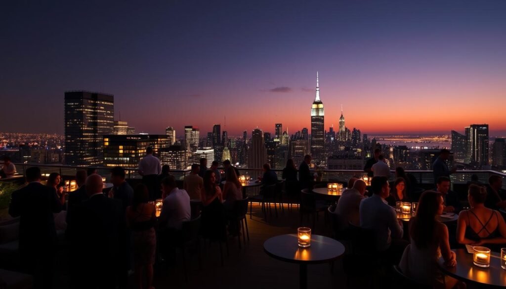 PHD Rooftop Lounge with Manhattan skyline views in Top 10 super clubs in NYC PHD Rooftop Lounge with Manhattan skyline views in Top 10 super clubs in NYC
