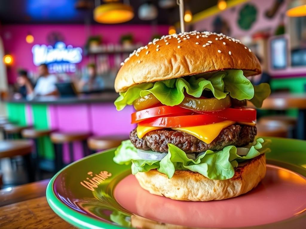 Winn-A-Burger from Winnie's in Houston Texas with 44 Farms beef and Serrano mustard Winn-A-Burger from Winnie's in Houston Texas with 44 Farms beef and Serrano mustard